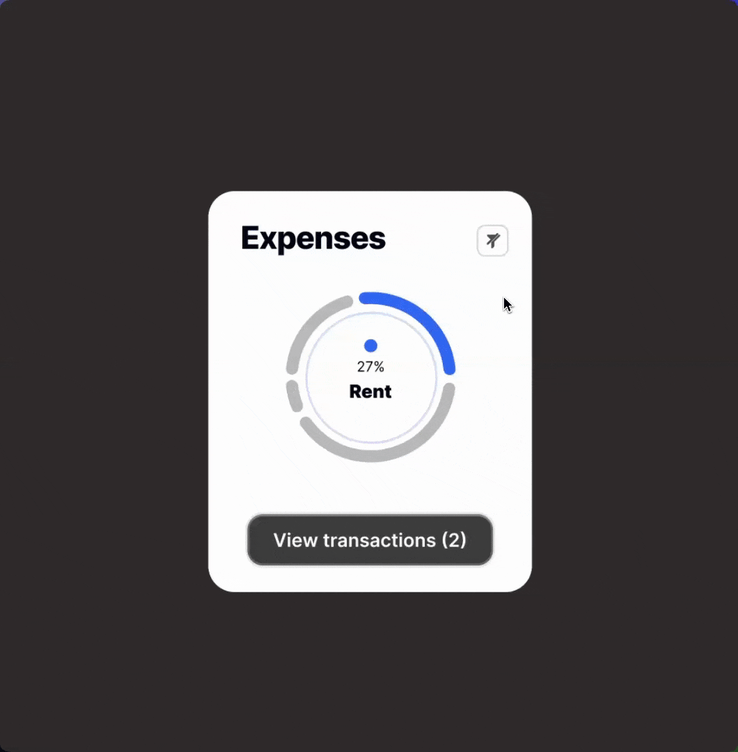 Expense interaction prototype